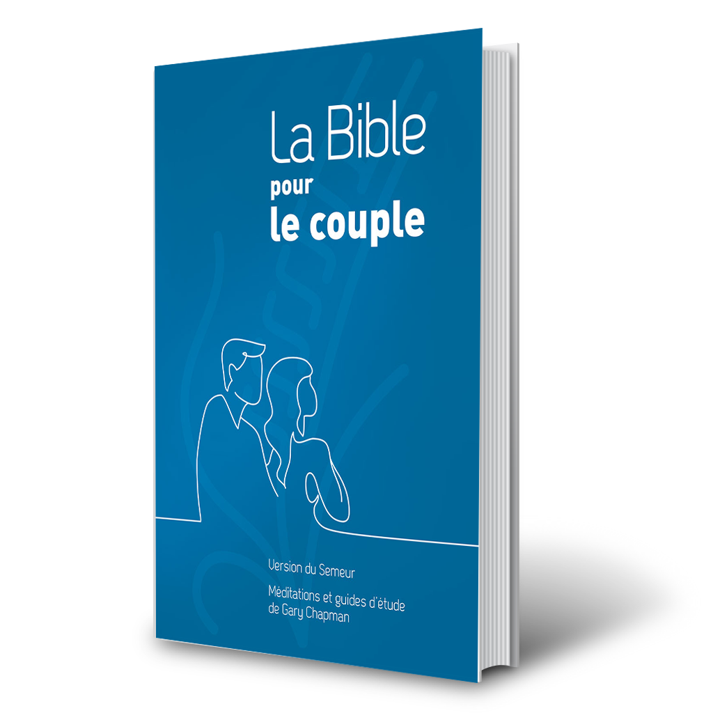 Bible pour le couple- rigide bleue 3D